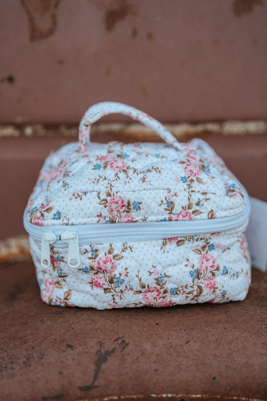 Simple Floral Makeup Case