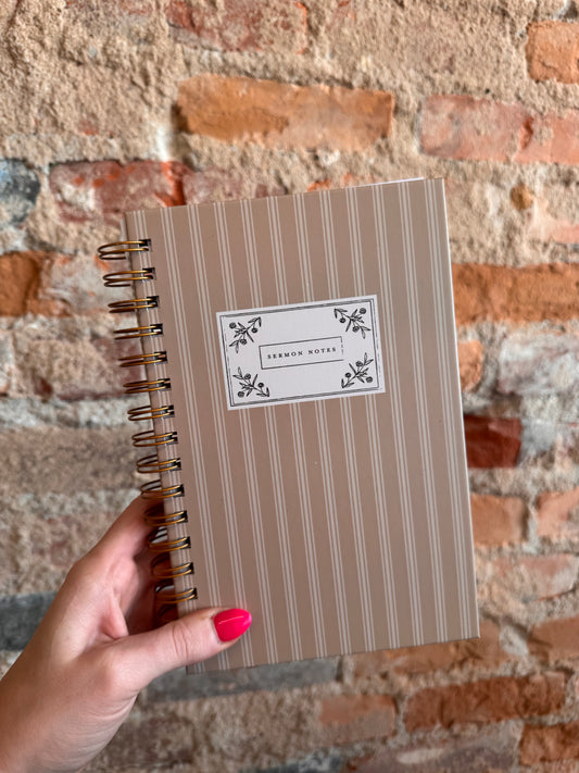 Sermon Notes Book
