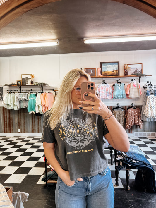 Def Tired Cropped Tee
