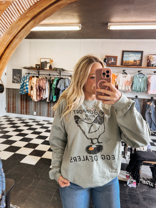 Chicken Girly Crewneck