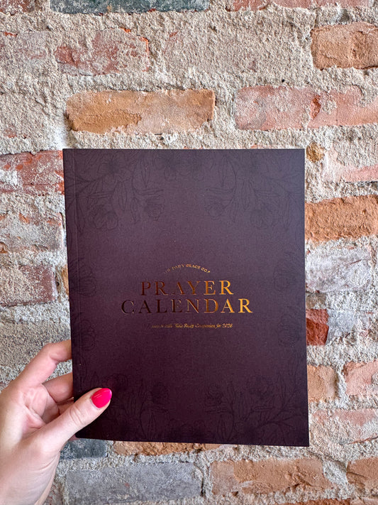 Prayer Calendar Book