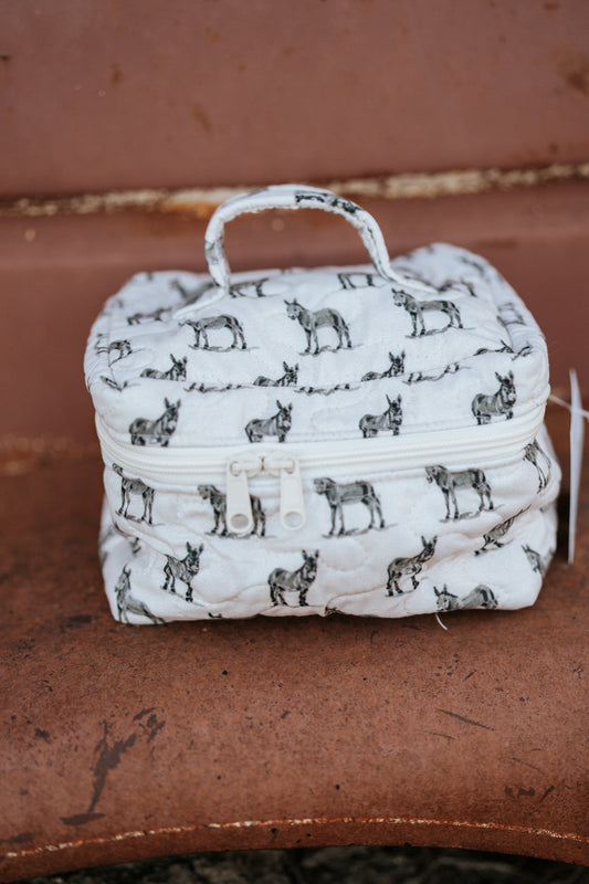 Donkey Girl Makeup Bag