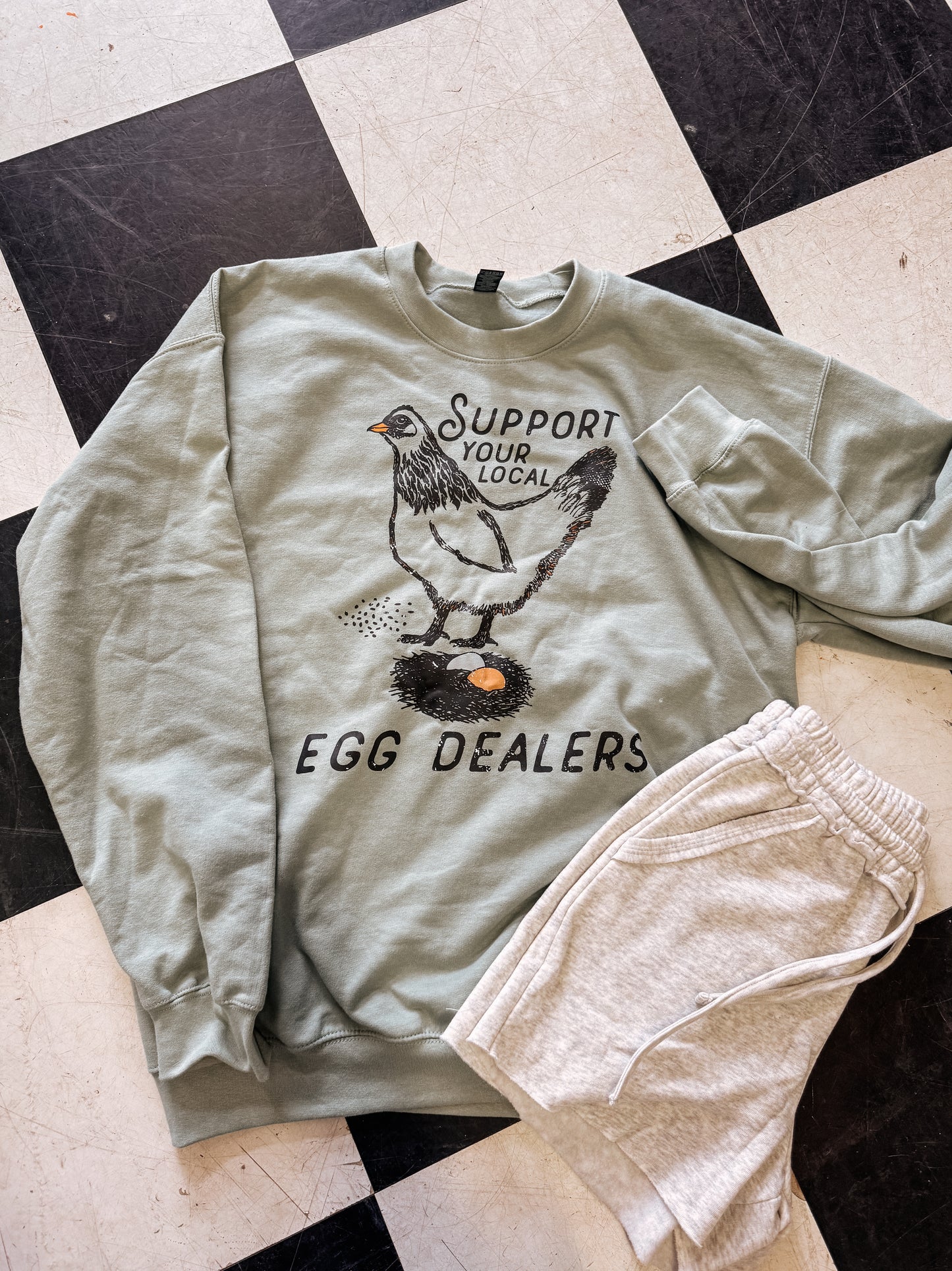 Chicken Girly Crewneck