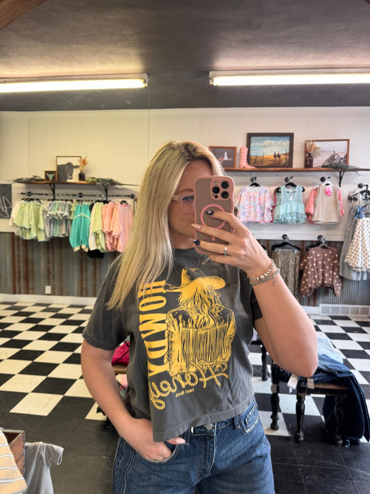 Howdy Cropped Tee