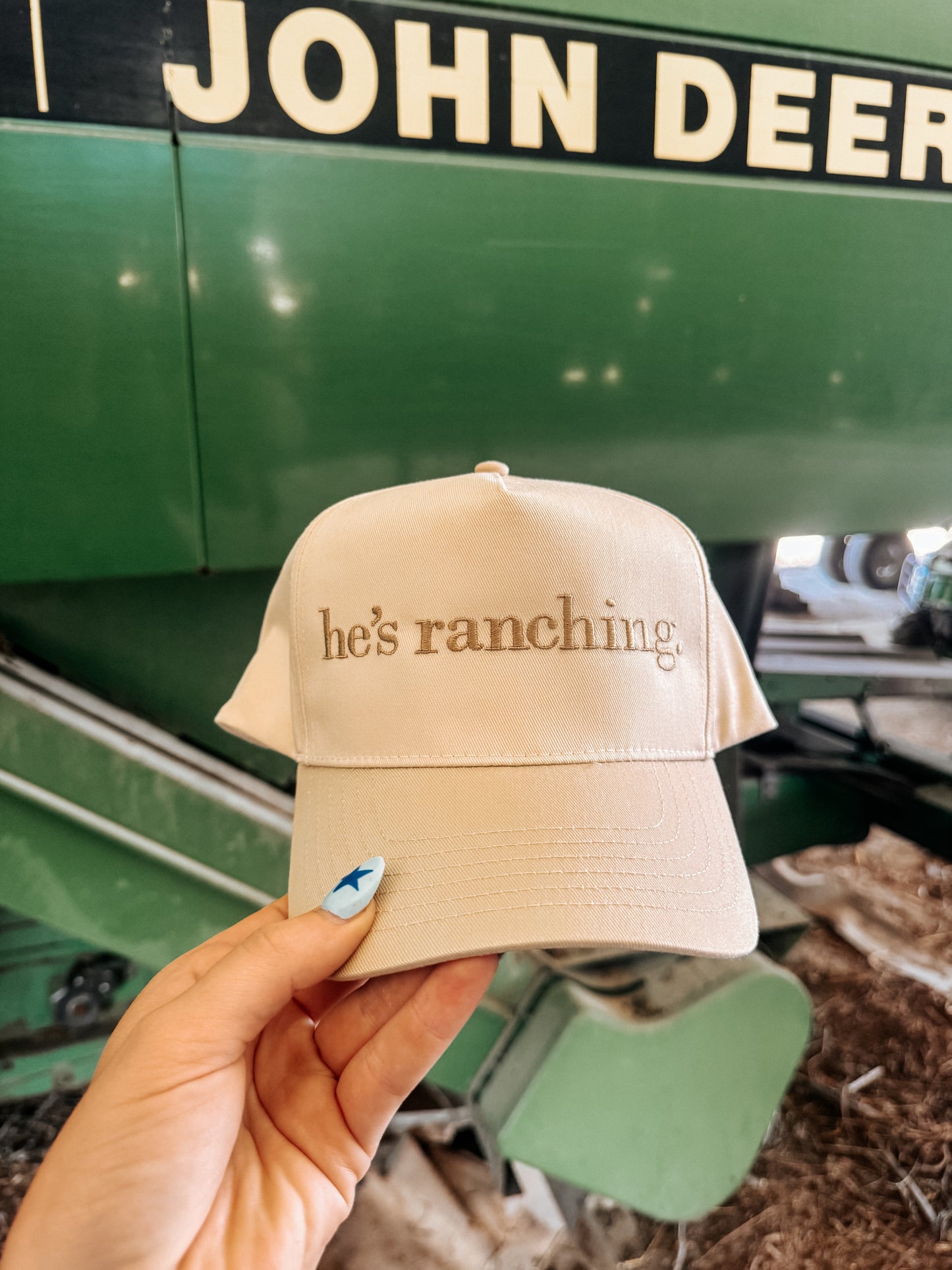 he’s ranching Hat