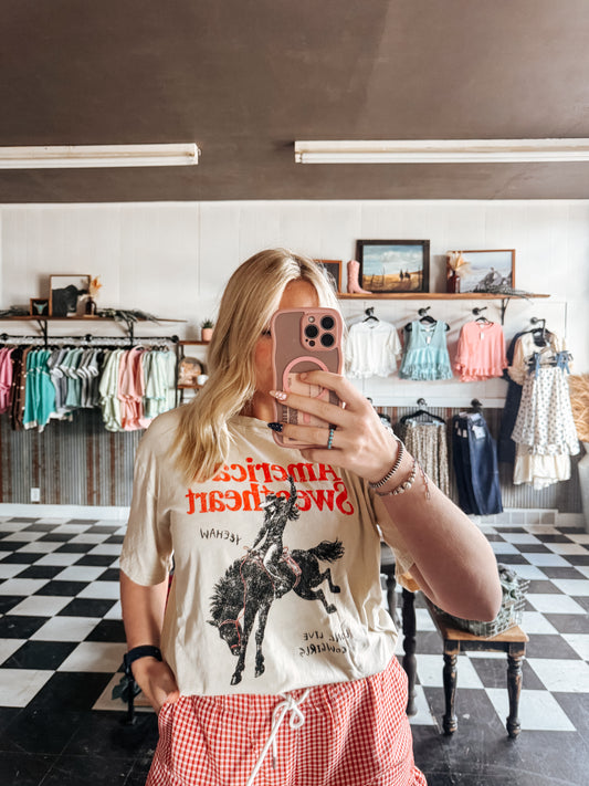 American Sweetheart Oversized Tee