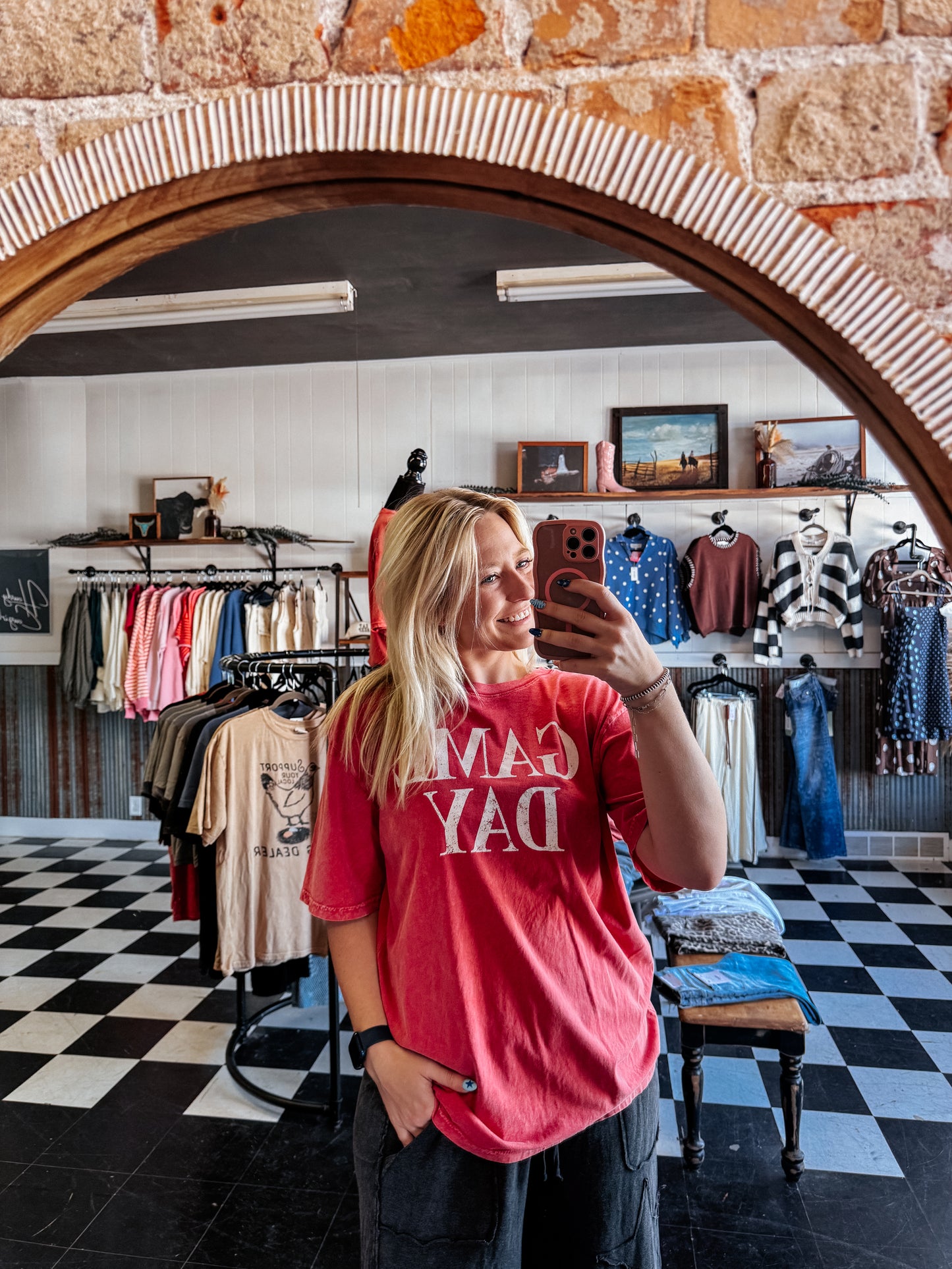 The Red Zone Game Day Oversized Tee