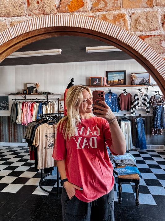 The Red Zone Game Day Oversized Tee