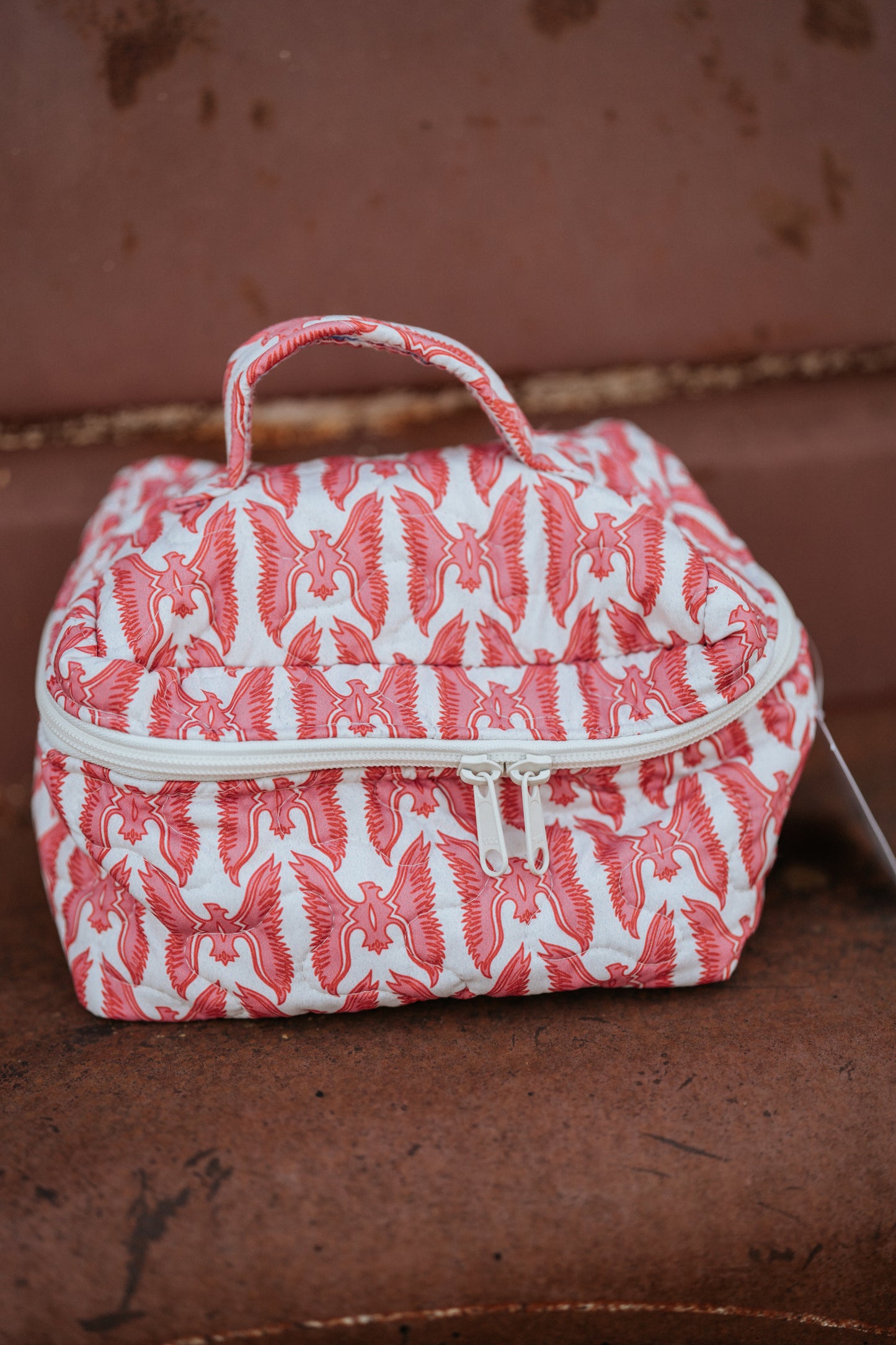 Pink Thunderbird Makeup Case