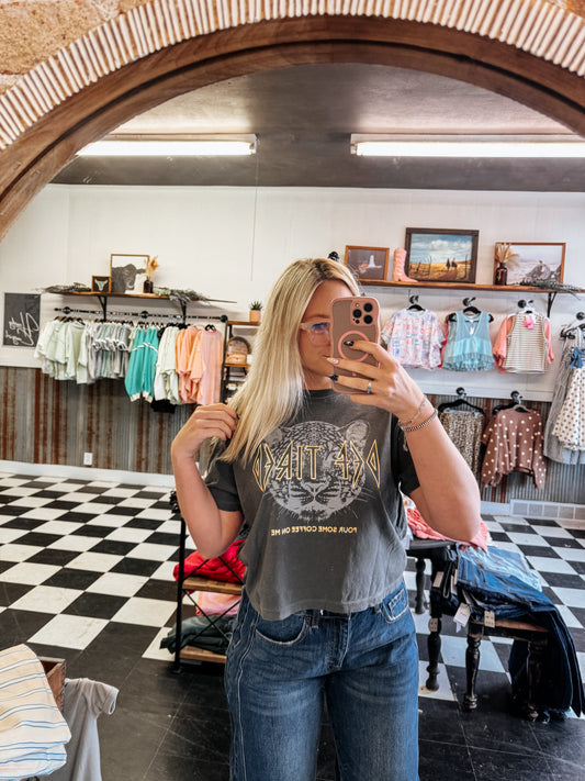 Def Tired Cropped Tee