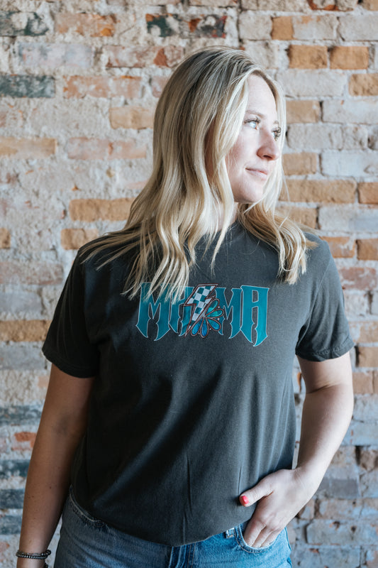 Turquoise Mama Tee