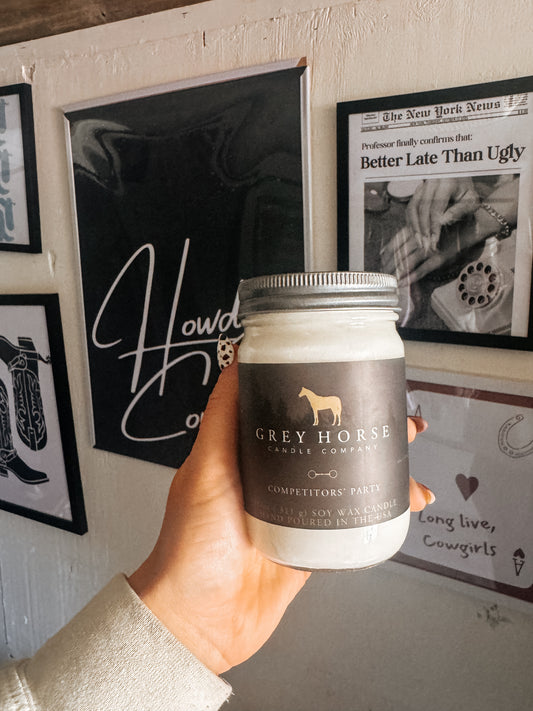 Grey Horse Candles