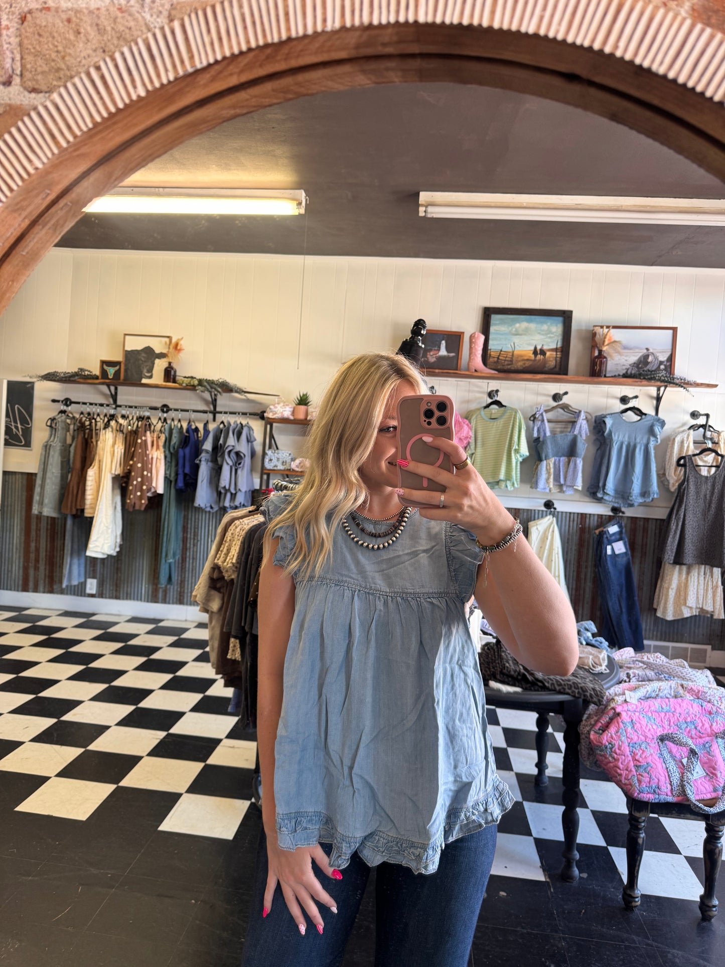 Denim Girl Blouse