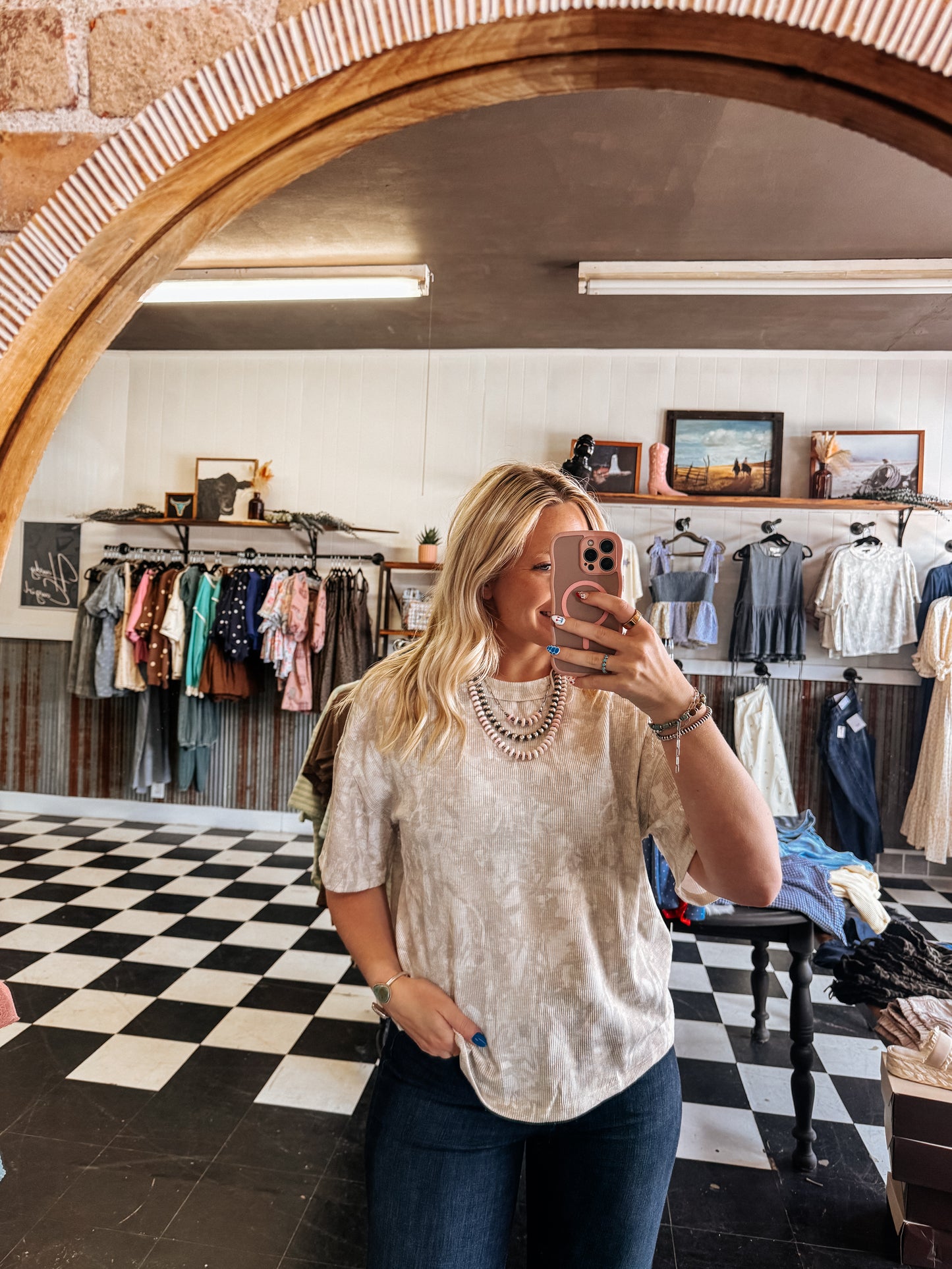 Light Camo Top