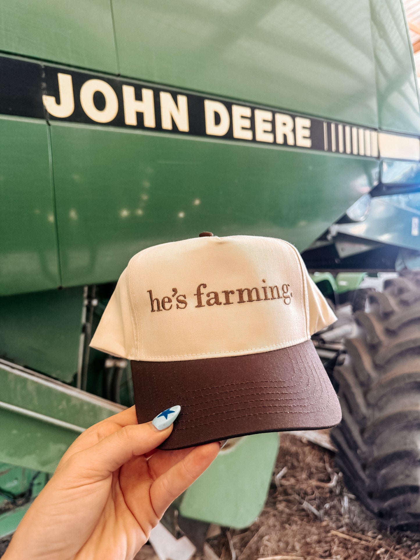 he’s farming hat