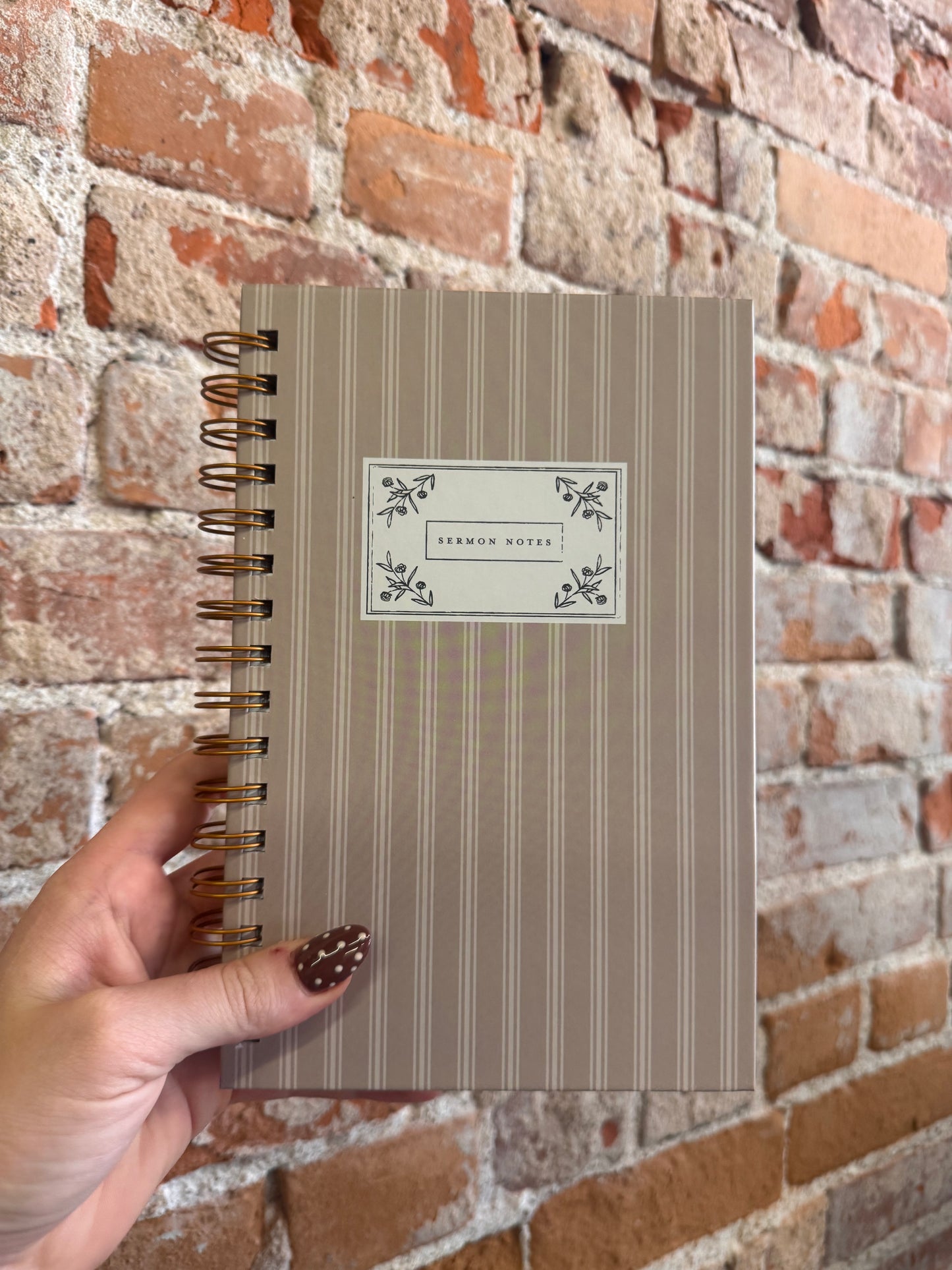 Sermon Notes Journal