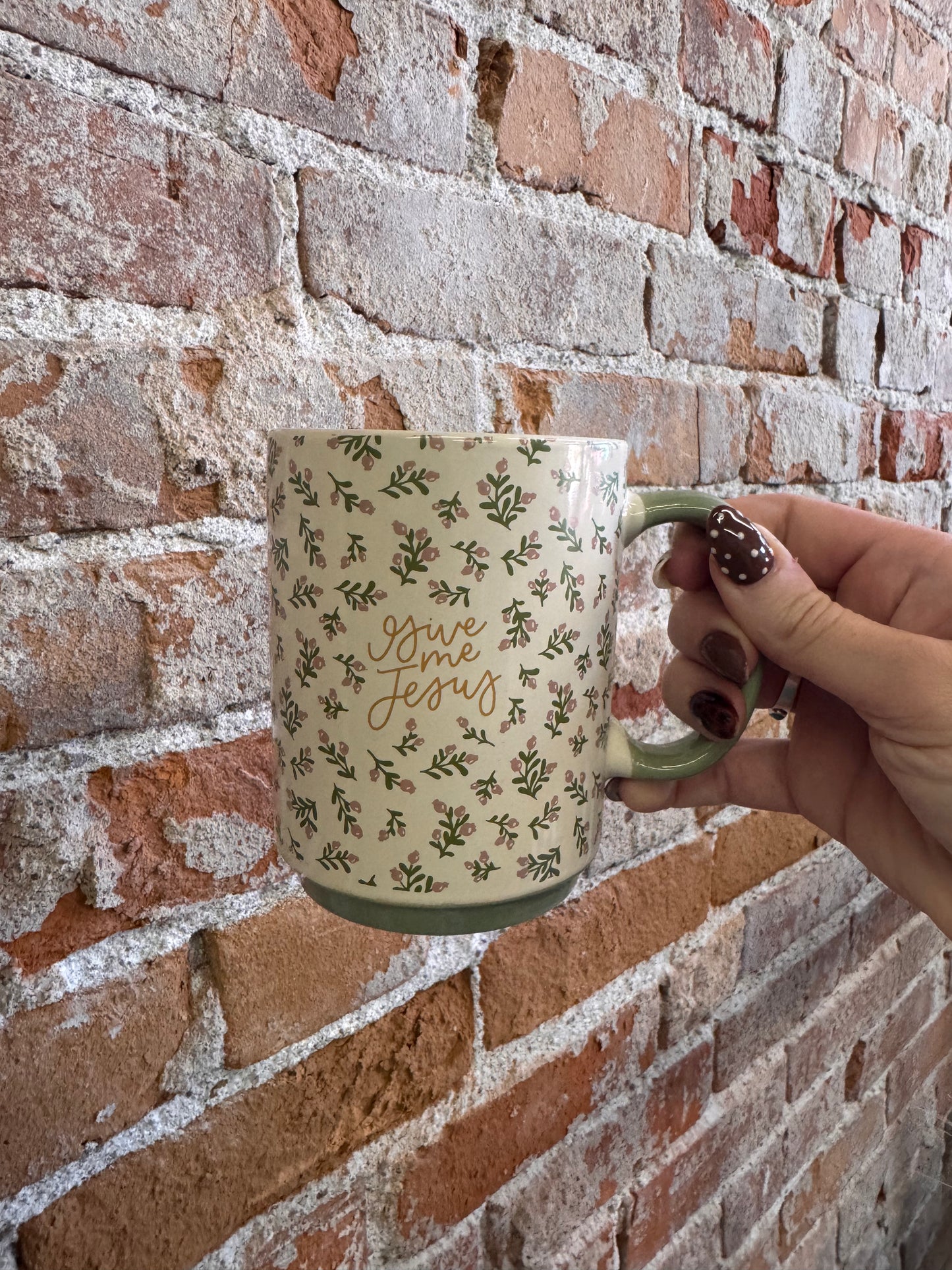 Give me Jesus Floral Mug