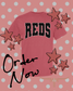 {CUSTOM} Reds Polka Dot Tee