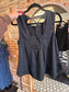 Raegan Black Denim Top