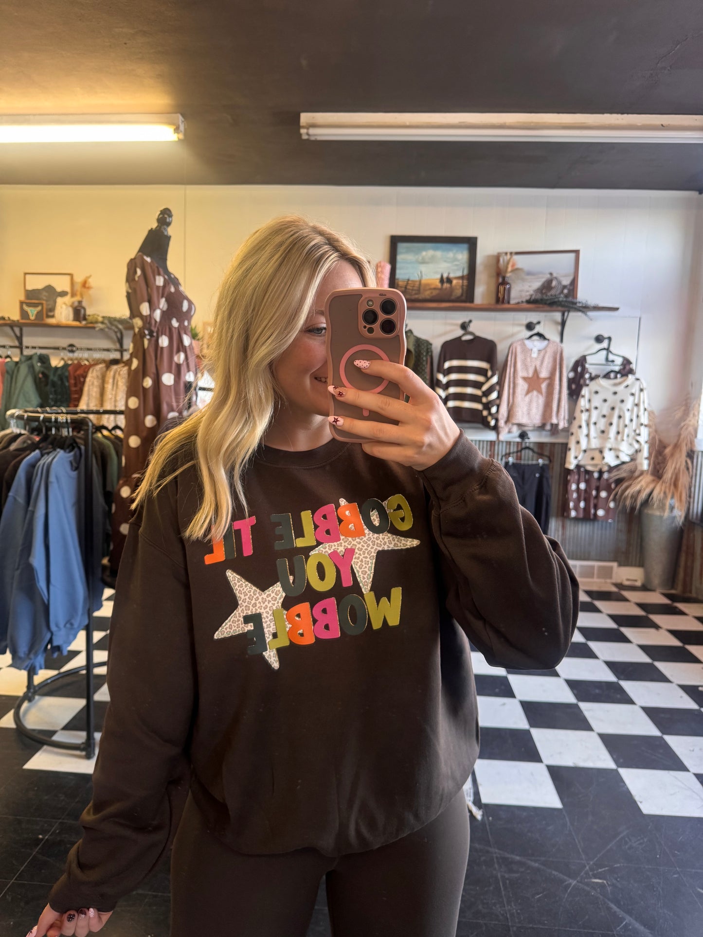 Gobble Till you Wobble Crewneck